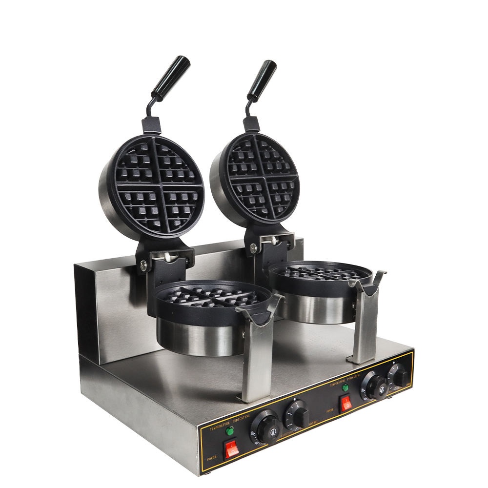 Mini Waffle Maker Machine - Double Electric Mini Belgian Waffle Maker