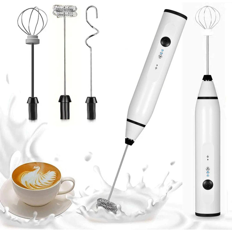 Mini Electric Handheld Milk Fr - Portable Blender Usb Rechargeable review and price
