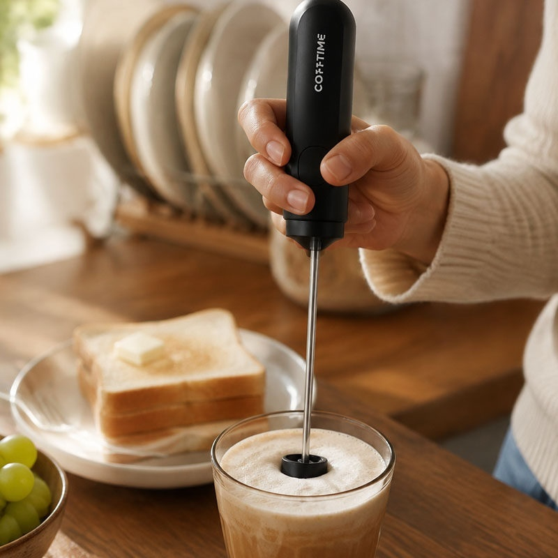 Cofftime Electric Milk Frother - Electric Milk Frother Handheld review and price