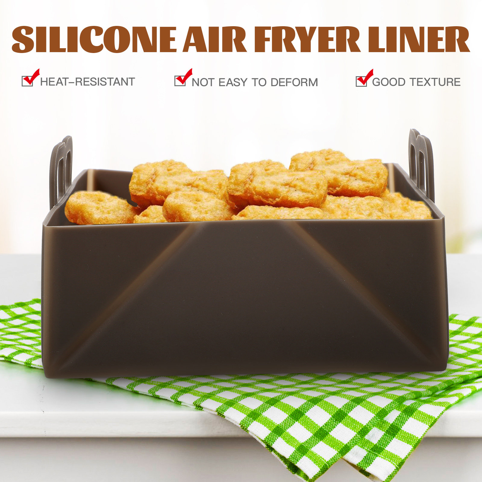 Air Fryer Silicone Liner Reusa - Air Fryer Silicone Pot Liner review and price