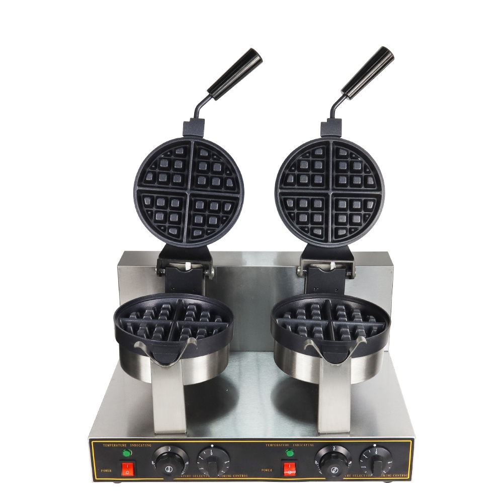 Double Electric Mini Belgian W - Mini Waffle Maker Machine review and price